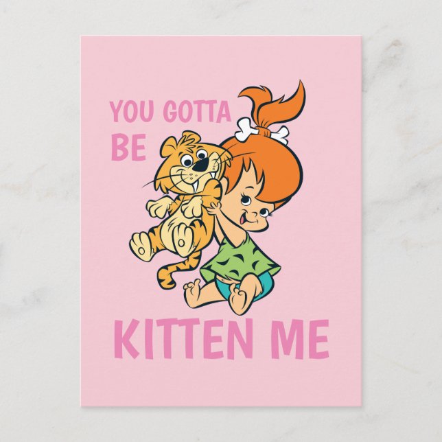 Die Steine | Kies und ihr Tiger Einladungspostkarte (Vorderseite)