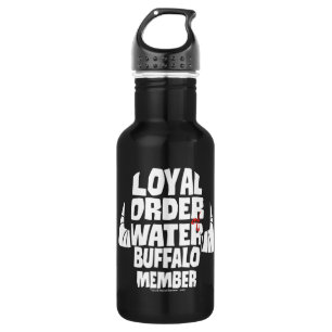 Die Steine Loyal Order Water Buffalo Mitglied Edelstahlflasche