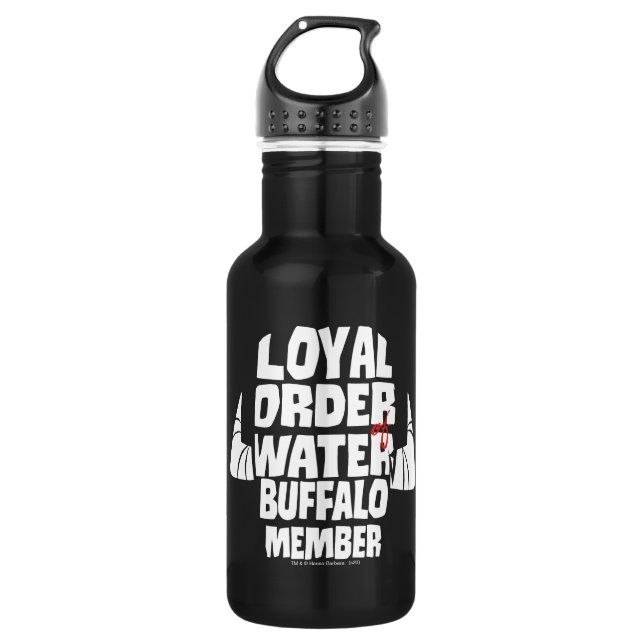 Die Steine | Loyal Order Water Buffalo Mitglied Edelstahlflasche (Vorderseite)