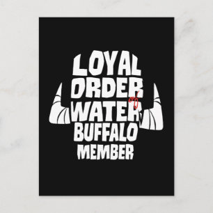 Die Steine   Loyal Order Water Buffalo Mitglied Einladungspostkarte