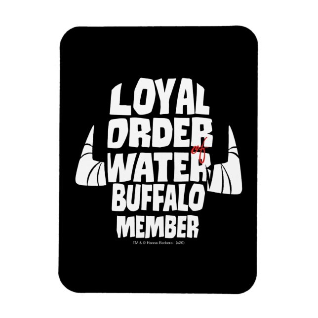 Die Steine | Loyal Order Water Buffalo Mitglied Magnet (Vertikal)