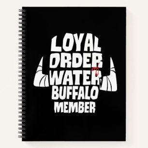 Die Steine   Loyal Order Water Buffalo Mitglied Notizbuch