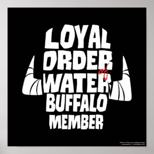 Die Steine   Loyal Order Water Buffalo Mitglied Poster