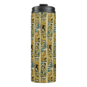 Die Steine   Retro-Comic-Zeichenfelder Thermosbecher