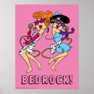 Die Steine   Wilma & Betty Rock Stars Poster