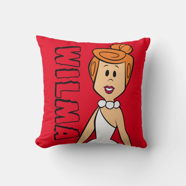 Die Steine | Wilma Flintstone Kissen (Vorderseite)