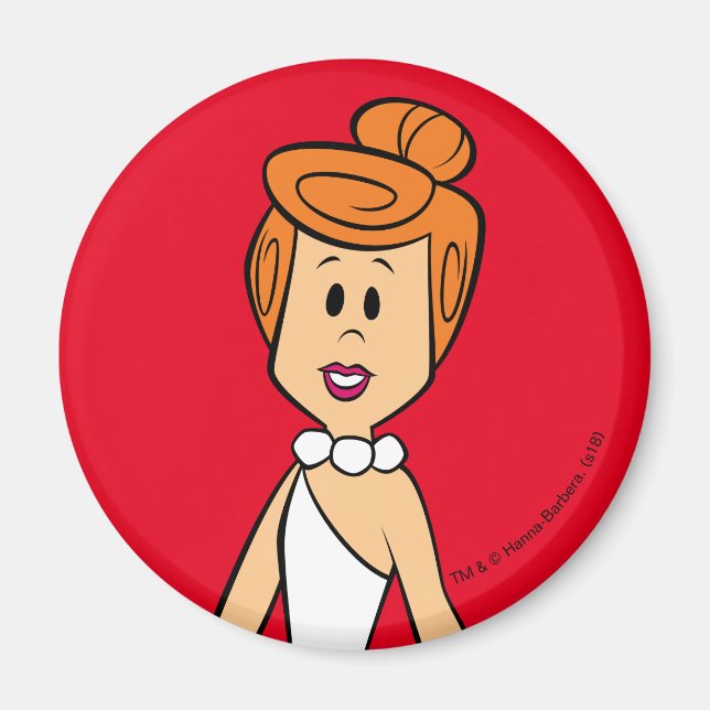 Die Steine | Wilma Flintstone Magnet (Vorne)