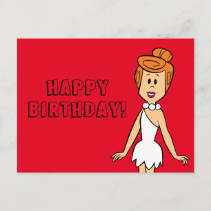 Die Steine   Wilma Flintstone Postkarte