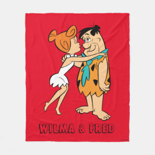 Die Steine Wilma Kissing Fred Fleecedecke
