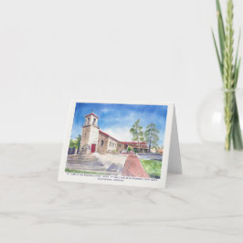 "Die Steinkirche" La Crescenta Blank Card Einladung
