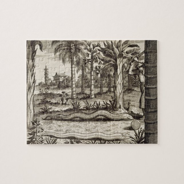 Die Steinschlange, "von der China illustriert" Puzzle (Horizontal)