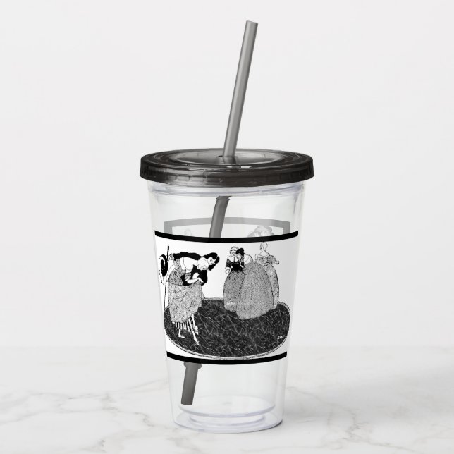 Die Stepsistans Vintager Aschenputtel Acryltrinkbecher (Rückseite)