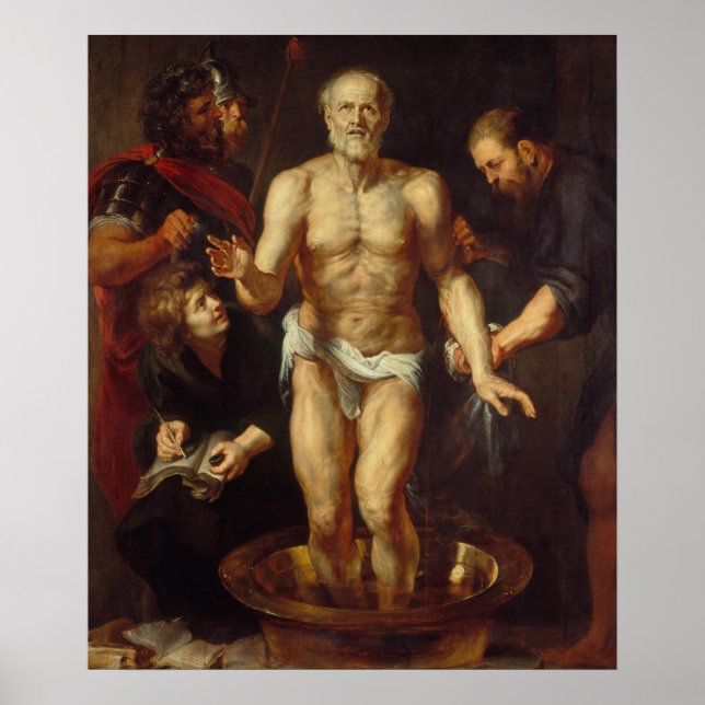 Die sterbende Seneca Poster (Vorne)