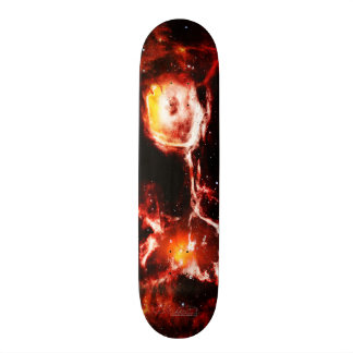 Die Stern gemalte Dame Skateboard