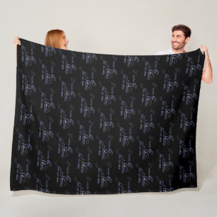 Die Sterne bewegen Fleecedecke
