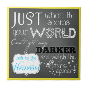 Die Sterne erscheinen inspirierend KeramikTile Fliese