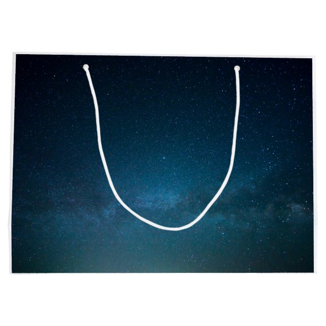 Die Sterne in der Nacht Große Geschenktüte (Rückseite)