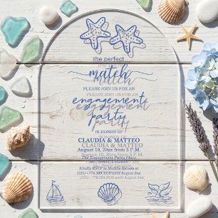 Die Sternenfisch-Hochzeitspartie - The Perfect Mat Acryleinladungen