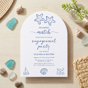 Die Sternenfisch-Hochzeitspartie - The Perfect Mat Einladung