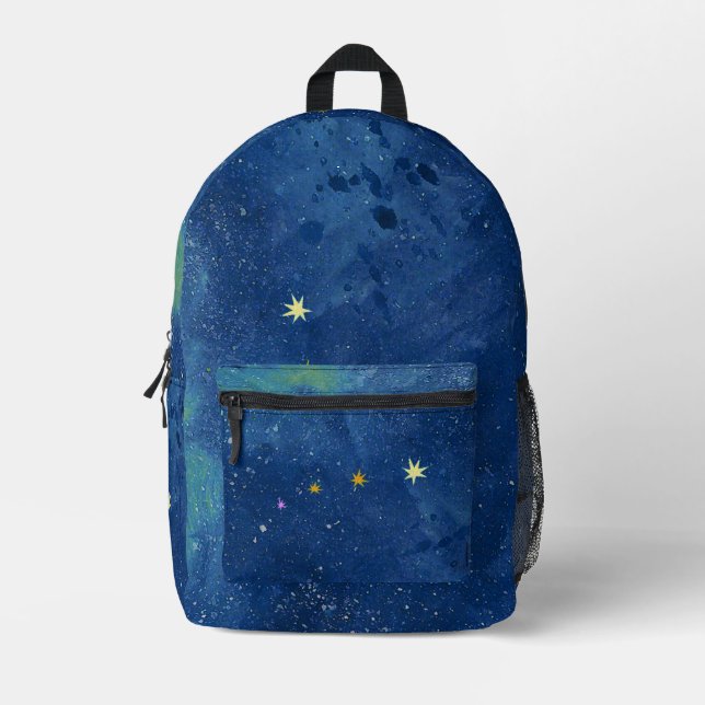 Die Sternenhimmel-Abbildung Bedruckter Rucksack (Vorderseite)