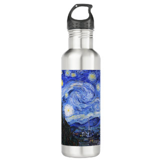 Die sternenklare Nacht durch Van Gogh Trinkflasche