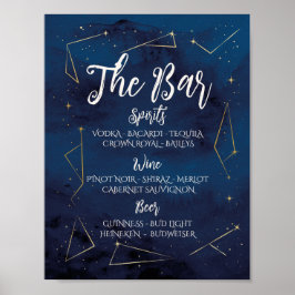 Die Sternenkonstellationen der Bar Wedding Poster