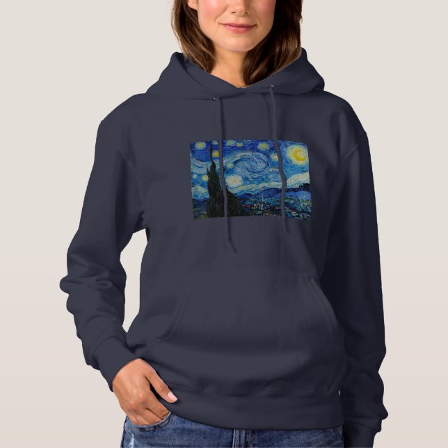 die Sternennacht 1889 von vincent van gogh Hoodie (Vorderseite)