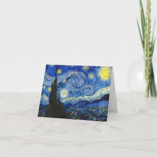 Die Sternennacht nach Vincent van Gogh Dankeskarte