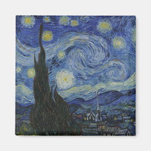 Die Sternennacht, Ölmalerei, Vincent Van Gogh Magnet