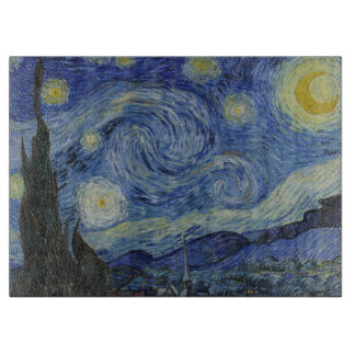 Die Sternennacht, Ölmalerei, Vincent Van Gogh Schneidebrett