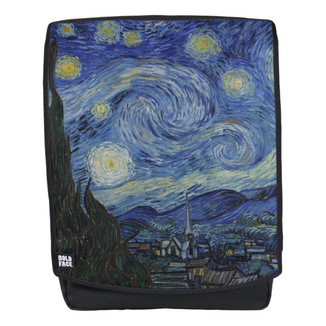 Die Sternennacht Rucksack (Vorderseite)