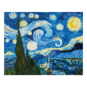 Die Sternennacht - Vincent van Gogh Poster