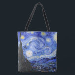 Die Sternennacht von Van Gogh<br><div class="desc">Ölgemälde des niederländischen Meisters Vincent Van Gogh (1853-1890), wahrscheinlich sein berühmtestes Gemälde, malte Van Gogh 1889 aus dem Gedächtnis "Die Sternennacht", während er sich in einem Asyl in Frankreich aufhielt, wo er sich auf Depressionen hin kontrollierte. Die Szene zeigt den Blick aus seinem Schlafzimmerfenster. Im Gemälde befinden sich Mond, Venus...</div>