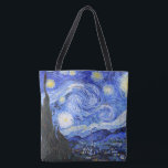 Die Sternennacht von Van Gogh<br><div class="desc">Ölgemälde des niederländischen Meisters Vincent Van Gogh (1853-1890), wahrscheinlich sein berühmtestes Gemälde, malte Van Gogh 1889 aus dem Gedächtnis "Die Sternennacht", während er sich in einem Asyl in Frankreich aufhielt, wo er sich auf Depressionen hin kontrollierte. Die Szene zeigt den Blick aus seinem Schlafzimmerfenster. Im Gemälde befinden sich Mond, Venus...</div>
