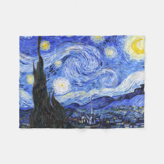 Die Sternennacht von Van Gogh Fleecedecke