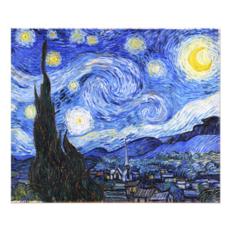 Die Sternennacht von Van Gogh Fotodruck