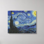 Die Sternennacht von Van Gogh Leinwanddruck<br><div class="desc">The Starry Night Starry Night Night Night (Niederländisch: De sterrennacht) ist ein Gemälde des niederländischen Post-Impressionisten Vincent van Gogh. Es wurde im Juni 1889 bemalt und zeigt den Blick abends außerhalb seines Sanitärraums in Saint-Rémy-de-Provence (in Südfrankreich), obwohl es tagsüber aus dem Gedächtnis gemalt wurde. Seit 1941 befindet sich das Museum...</div>