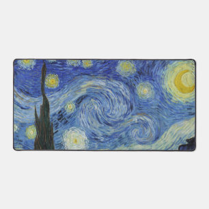 Die Sternennacht von Van Gogh Schreibtischunterlage