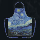 Die Sternennacht von Van Gogh Schürze<br><div class="desc">Bitte besuchen Sie mein Geschäft für mehr interessantes Design und mehr Farbwahl. => zazzle.com/iwheels*</div>