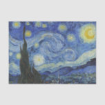 Die Sternennacht von Van Gogh Seidenpapier<br><div class="desc">Bitte besuchen Sie mein Geschäft für mehr interessantes Design und mehr Farbwahl. => zazzle.com/iwheels*</div>