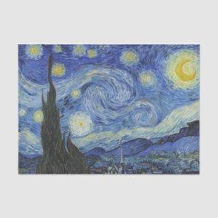 Die Sternennacht von Van Gogh Seidenpapier