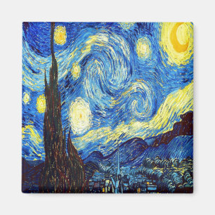 Die Sternennacht von Vincent van Gogh 1889 Magnet