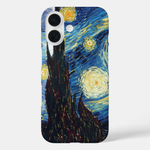 Die Sternennacht von Vincent Van Gogh iPhone 16 Hülle