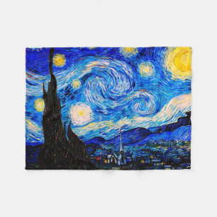 Die Sternennacht von Vincent Van Gogh Fleecedecke