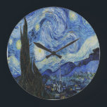 Die Sternennacht von Vincent Van Gogh Große Wanduhr<br><div class="desc">Lassen Sie die Schönheit und Ruhe von Vincent Van Gogh's The Starry Night mit unseren Zuhause-Dekorprodukten in Ihre Zuhause. Inspiriert durch die traumhafte neutrale Farbpalette und das friedliche Ambiente, schaffen unsere Stücke ein Gefühl von Ruhe und Gelassenheit in jedem Raum. Mit diesen Produkten können Sie das Wesen von Van Gogh's...</div>