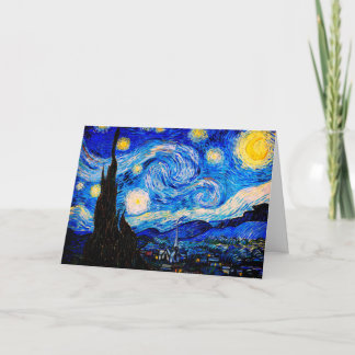 Die Sternennacht von Vincent Van Gogh Karte