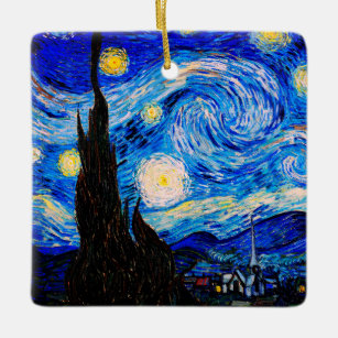 Die Sternennacht von Vincent Van Gogh Keramikornament