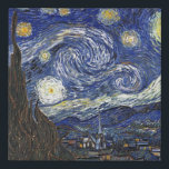 Die Sternennacht von Vincent van Gogh Künstlicher Leinwanddruck<br><div class="desc">Das Bild der Sternennacht des niederländischen postimpressionistischen Malers Vincent van Gogh</div>