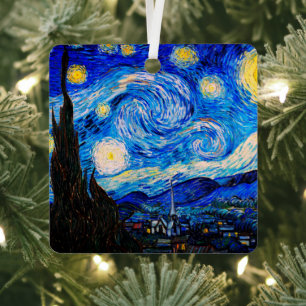 Die Sternennacht von Vincent Van Gogh Ornament Aus Metall