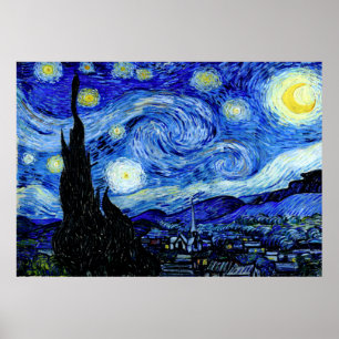 Die Sternennacht von Vincent van Gogh Poster